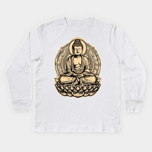 Buddha Kids Long Sleeve T-Shirt